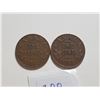 Image 2 : 1921 AND 1922 SMALL ONE CENT COINS