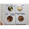Image 1 : UNC 4 SPECIAL LOONIES (CANADIANS, PEACE, PARLIAMENT, VOTE)
