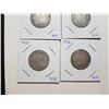 Image 3 : 1933, 34, 35, 36 SILVER TWENTY FIVE CENT COINS