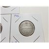Image 4 : 1912, 14, 16 SILVER TWENTY FIVE CENT COINS