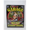 Image 1 : TIN CLASSIC GARAGE SIGN ( 17”X13 “) *REPRODUCTION*