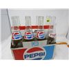 Image 2 : LOT OF 8 PEPSI COLA BOTTLES IN CASE ( 16 OUNCE) *VINTAGE*