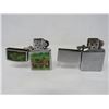 Image 2 : LOT OF 2 LIGHTERS  (INDIAN MOTORCYCLES) *1-ZIPPO, 1 KOREA*
