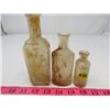 Image 1 : LOT OF 3 MEDICINE BOTTLES