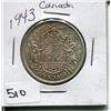Image 1 : 1943 CNDN 50 CENT PC (SILVER)