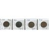 Image 1 : LOT OF 4 ASSORTED PENNIES ( 1 CENT CANADIAN) *1906 TO 1910*