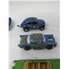 Image 8 : LOT OF TOY VEHICLES (ERTL, MAJORETTE, CORGI JUNIOR, HOTWHEELS, MATCHBOX, MAISTO) *VINTAGE*