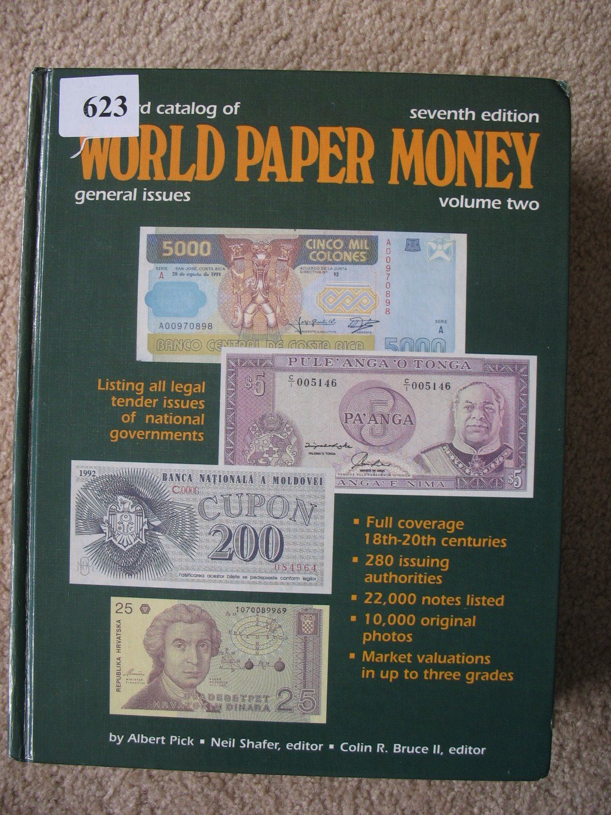 WORLD PAPER MONEY REFERENCE BOOK Good Condition Schmalz Auctions