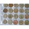 Image 4 : LOT of 30  WOODEN NICKELS - TOKENS - Some Duplication