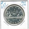 Image 1 : 1965 CANADIAN SILVER DOLLAR - UNC