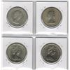 Image 2 : LOT OF 4 CROWNS (GREAT BRITAIN) *1960, 65, 80, 81*