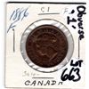 Image 1 : SCARCE OBVERSE 1 LARGE CENT (1886 )
