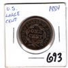 Image 1 : 1854 USA LARGE CENT