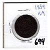 Image 1 : 1859 NARROW 9 LARGE CENT