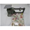 Image 8 : LOT INCLUDING POSTAL SCALE AND BAG OF STAMPS (1978)