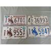 Image 1 : SET OF LICENSE PLATES (WYOMING )