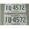 Image 2 : SET OF LICENSE PLATES (YUKON )