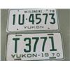 Image 3 : SET OF LICENSE PLATES (YUKON )