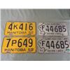 Image 1 : SET OF LICENSE PLATES (MANITOBA)