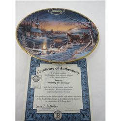 TERRY REDLIN SEASONS TO REMEMBER PLATES (JANUARY)