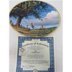 TERRY REDLIN SEASONS TO REMEMBER PLATES (MAY)