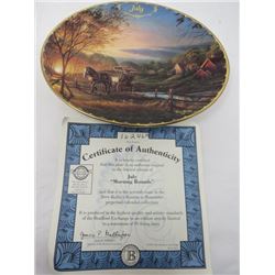 TERRY REDLIN SEASONS TO REMEMBER PLATES (JULY)