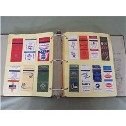 BINDER OF MATCHBOOKS (ADVERTISING)