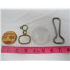 Image 2 : LOT OF ASSORTED (KEY-CHAINS, BOTTLE OPENERS, ETC)
