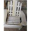 Image 4 : WOODEN CHILDREN’S DOUBLE LAWN CHAIR (TETE-A-TETE) *HANDMADE BY GORDON BRAATEN*
