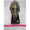 Image 1 : BRONZE EAGLE HEAD STATUE (9” TALL)