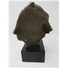 Image 4 : BRONZE EAGLE HEAD STATUE (9” TALL)
