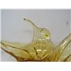 Image 3 : TABLE CENTER PIECE AMBER COLOR DISH *20” X 9” X 9”*