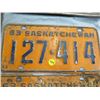 Image 2 : LOT OF 3 SASK LICENSE PLATES (2 - 1963 & 1 - 1967)