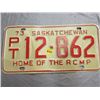 Image 1 : 1973 R.C.M.P. SASK LICENSE PLATE