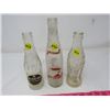 Image 1 : LOT OF 3 POP BOTTLES (OLD COLONY, MISSION, COCA-COLA)