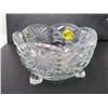 Image 2 : LOT OF 2 CANDY DISHES (1 FOOTED, 1 GOLD TRIMMED)