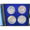 Image 2 : SET OF 4 OLYMPIC COINS (2X $5, 2X 10$) *MONTREAL 1976*