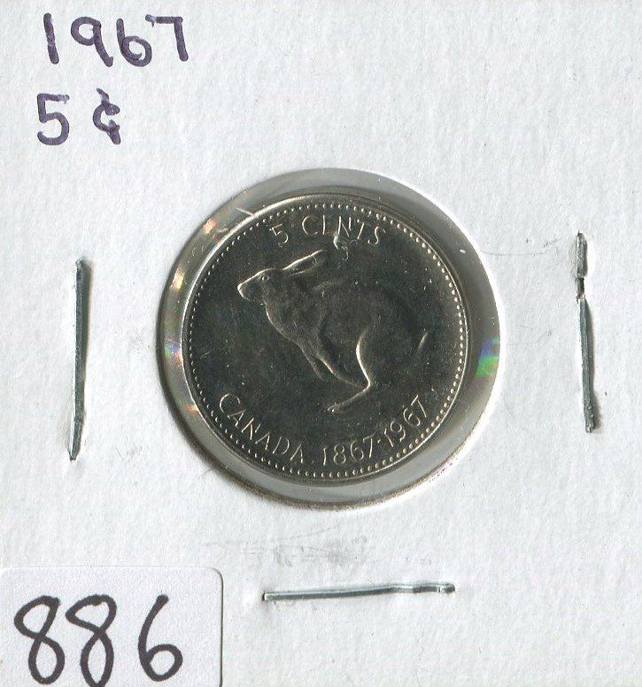 TEN CENT COIN (CANADIAN RABBIT 1867-1967) *1967* - Schmalz Auctions