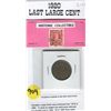 Image 1 : LOT OF LARGE ONE CENT COIN AND STAMP (CANADA 1 CENT 1920, 3 CENT CANADA STAMP)
