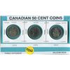 Image 1 : LOT OF 3 FIFTY CENT COINS (CANADA) *1969, 1981, 2000*