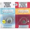 Image 1 : LOT OF 2 DIMES (CANADA) *1963-1967*