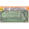 Image 1 : ONE DOLLAR BILL (CANADA) *1967 CENTENNIAL*