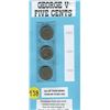Image 1 : LOT OF 3 FIVE CENT COINS ( CANADA GEORGE V) *1933-34-35*