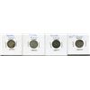 Image 1 : LOT OF 4 CNDN DIMES *YEARS UNKNOWN*
