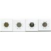 Image 2 : LOT OF 4 CNDN DIMES *YEARS UNKNOWN*