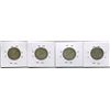 Image 2 : LOT OF 4 CNDN QUARTERS *YEARS UNKNOWN*