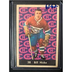 1961-62 Parkhurst Bill Hicke #38