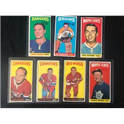 1964-65 TOPPS TALL BOY HOCKEY CARD LOT