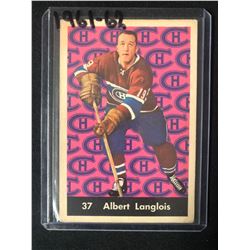 1961-62 Parkhurst #37 Albert Langlois
