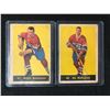 Image 1 : 1960-61 PARKHURST HOCKEY CARD LOT (BACKSTROM/ MCDONALD)